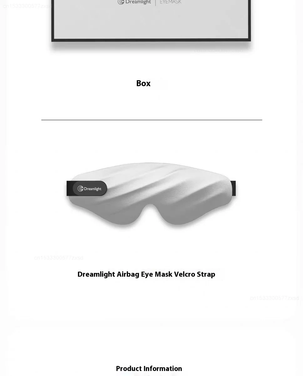 Dreamlight 4Spro Airbag Augenmaske Seiden-Textur Verdunkelung Schlafmaske für Erwachsene Augenermüdung Tragbare Schlafbrille Augenmaske – Detail 21