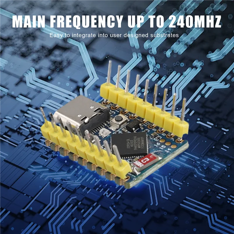 

Твердая мини-макетная плата ESP32-S3-Zero, Wi-Fi, Bluetooth, сверхмалый размер ESP32 C3 S3 ESP 32