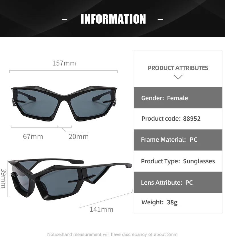 New Y2K Silver Sunglasses Color Hollowed Out Future Sense Of Technology Hot Girls Net Red Sunglasses Women Sunglasses Trendy Men