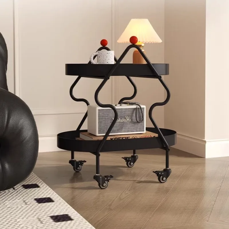French Style Living Room Accent Table Luxury Mobile Side Table Creative Coffee Table Modern