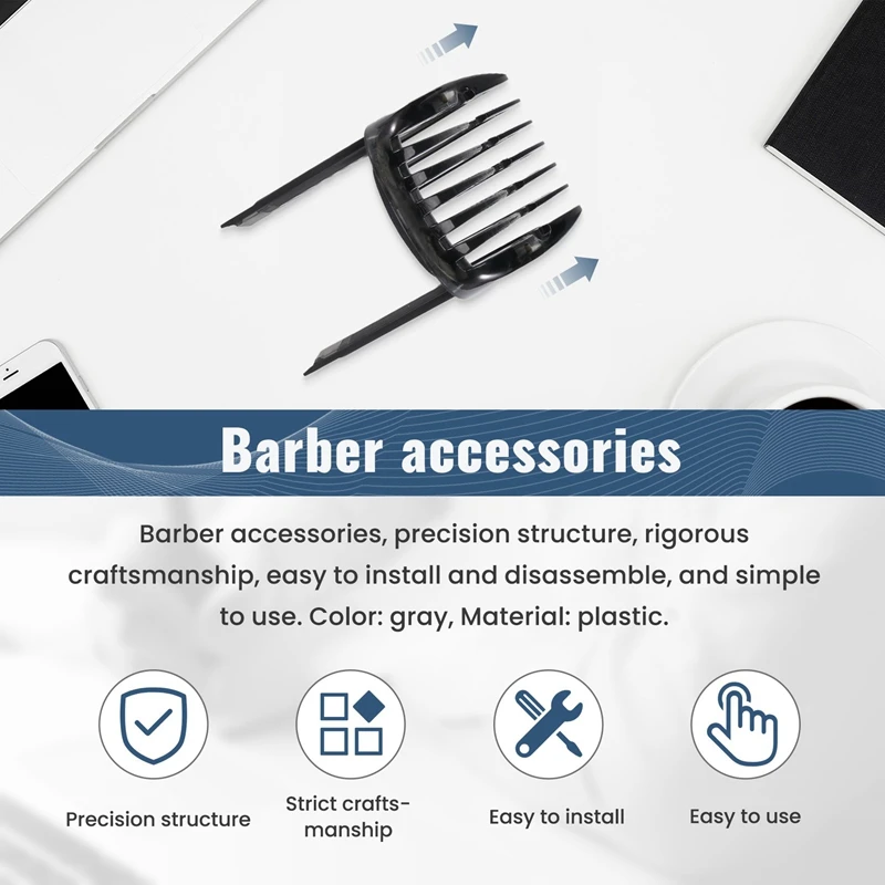 New 1-7Mm Hair Clipper Comb For  HC9450 HC9490 HC9452 HC7460 HC7462 High Quality Hair Trimmer Replacement Comb