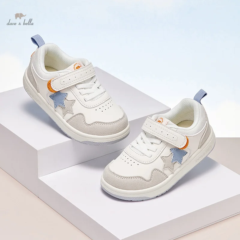 Dave Bella White Kids Shoes For Boys And Girls Spring Autumn Fashion Children Casual Shoes Non-slip Sneakers DB3241761