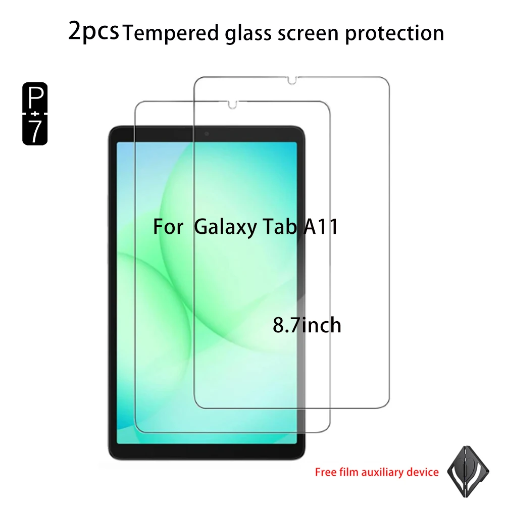 2pcs Tablet Tempered Glass Screen Protector for Samsung Galaxy Tab A11PLUS 11inch A11 A9 A8LITE 8.7Inch Tablet, HD,
