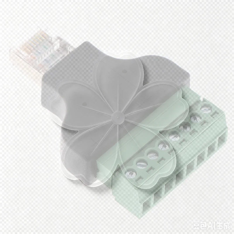 Computer Related Connection And Connectors RJ45 Female To Screw Terminal 8 Pin Connector Ethernet Cable Extender Adapter