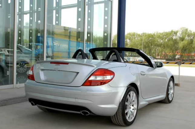 For Mercedes Benz SLK R171 rear lip spoiler tail wing SLK200 SLK300 350 automotive modifications 2004-2010 year