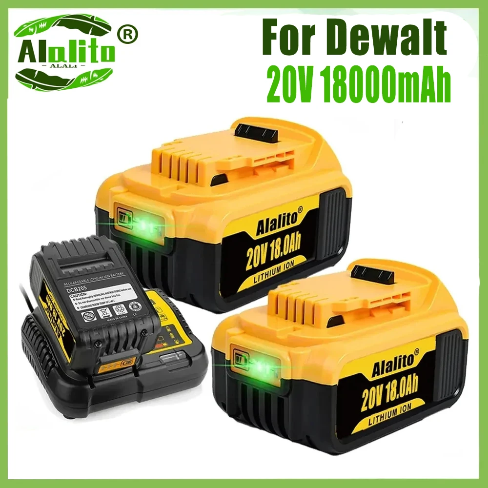 

Оригинальный литиевый сменный аккумулятор DCB200 20 в 18000 мАч для Dewalt 18 в DCB184 DCB200 DCB182 DCB180 DCB181 DCB182 DCB201 DCB206