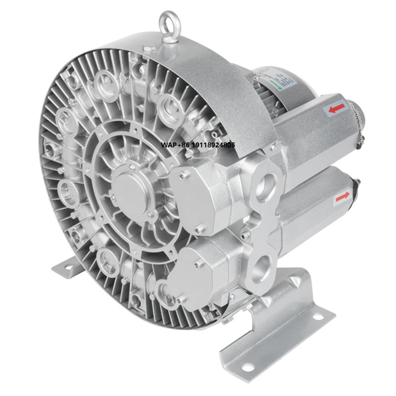 High-power High-pressure Vortex Blower 380V, Dual-purpose Industrial Blower for Dust Removal, Suction & Blowing