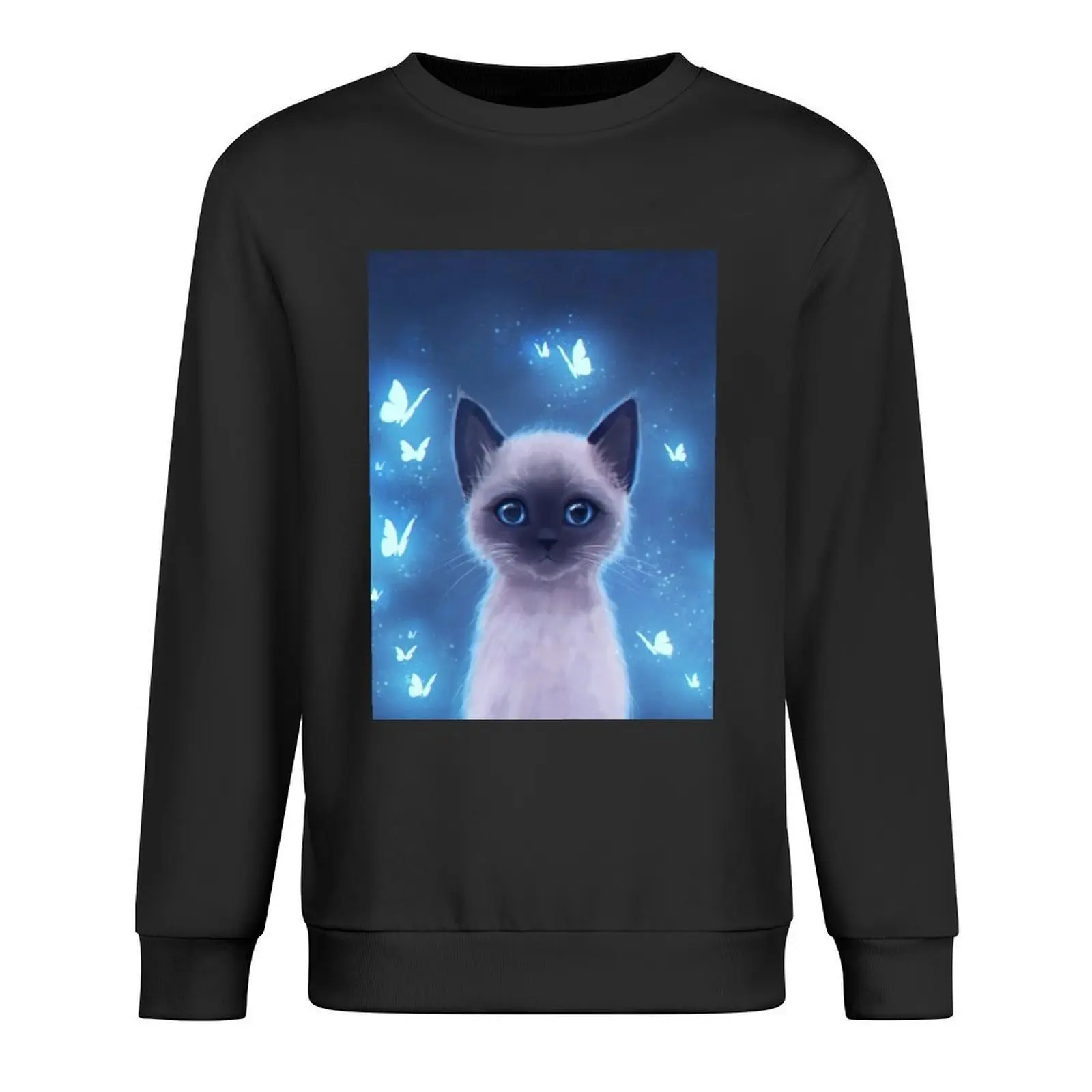 

Siamese kitten Pullover korean style clothes male clothes aesthetic clothing tracksuit new sweatshirt