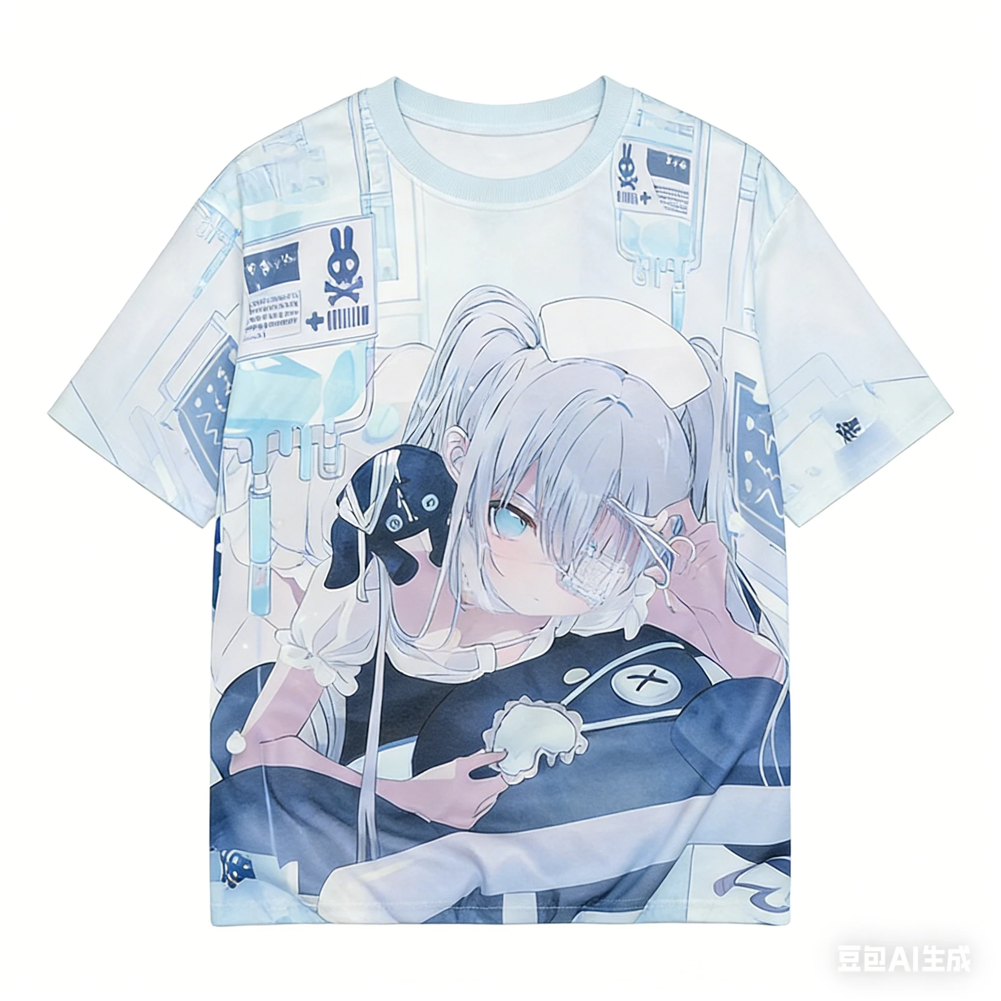 Modisches Sommer-T-Shirt in limitierter Auflage: Neues, niedliches Element-Design mit 3D-Druck für Fashion-Events und Rollenspiele
