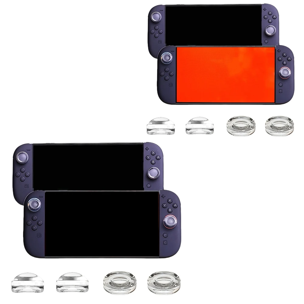 

Joystick Cap Liquid Silicone Protective Cap Suitable for Switch2 Game Console Controller Transparent Controller Crystal Cap