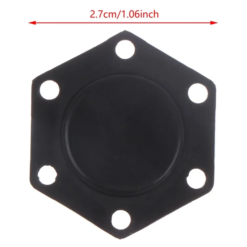 10/20/50pcs Dental Water Valve Diaphragm Hexagonal Rubber Diaphragm for Dental Chair Water Control Valve Accessories Replacement