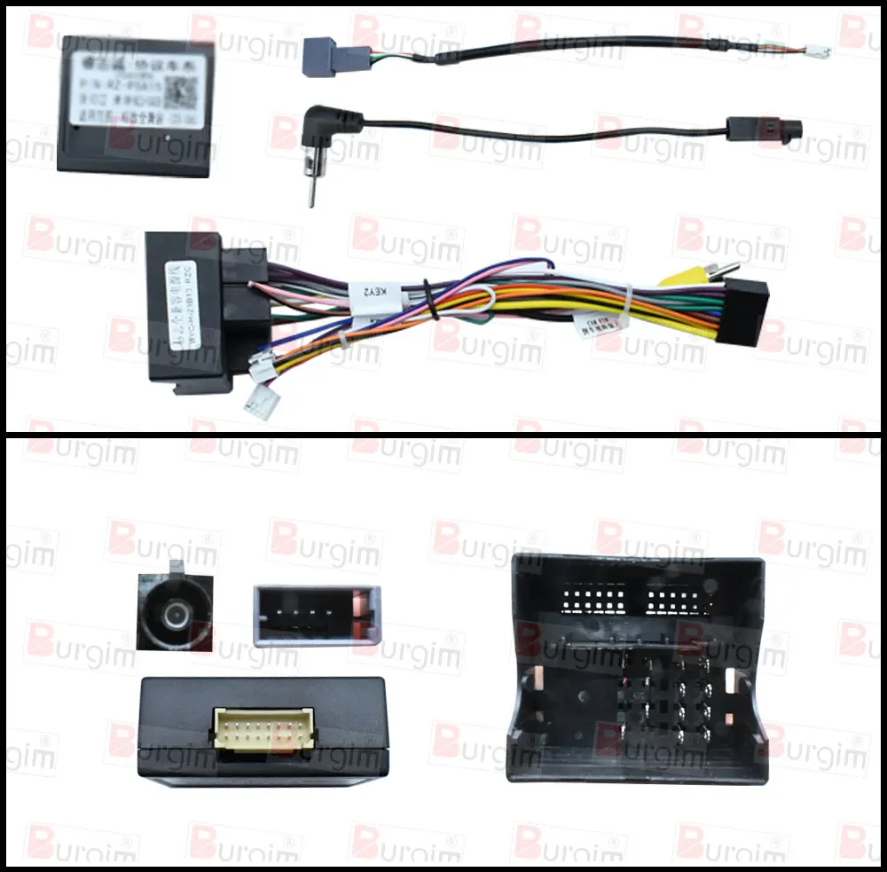 16PIN سيارة أندرويد راديو سلك الطاقة محول الأسلاك تسخير موصل Canbus لسيتروين C2 C3 C4 C4L DS4 2 B7 بيرلينجو ثاب