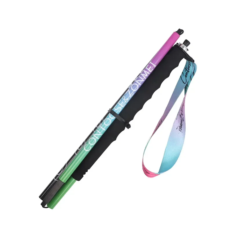 Gradient Color Lightweight Carbon Fiber Trekking Pole for Hiking and Trail Running