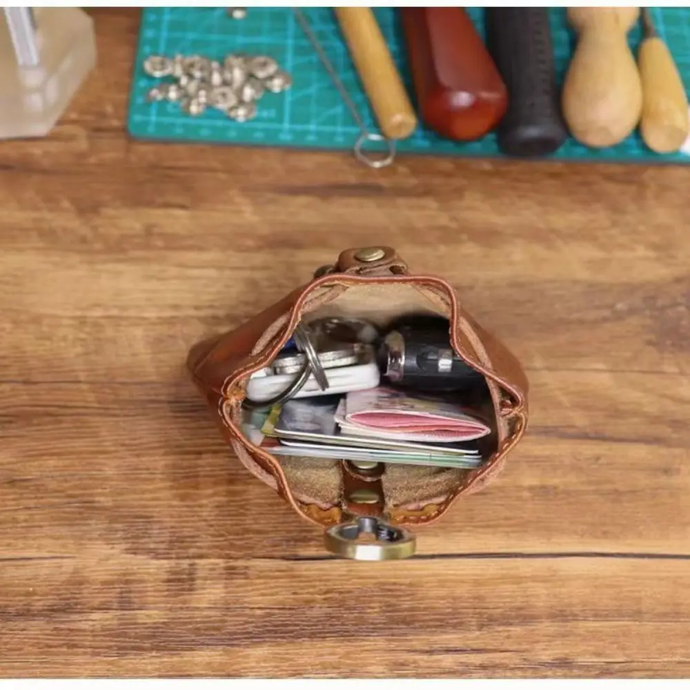 Vintage Drawstring Key Wallet Retro Medieval Pouch Change Purse Keychain Multifunction Jewelry Storage Bag Jewelry Storage