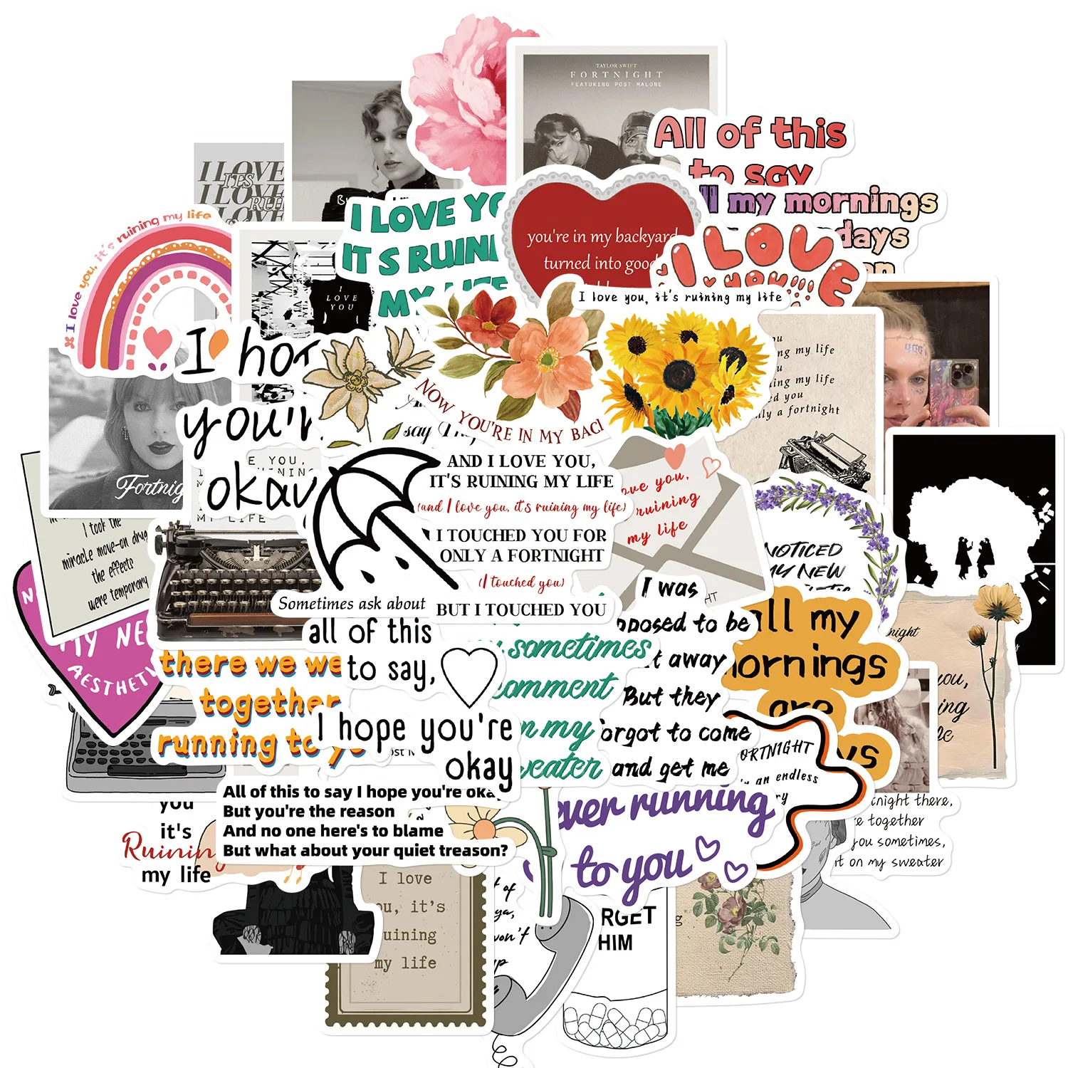 

50 шт. наклейки Fortnight Swift граффити наклейки украшения DIY ноутбук скейтборд уплотнительные наклейки