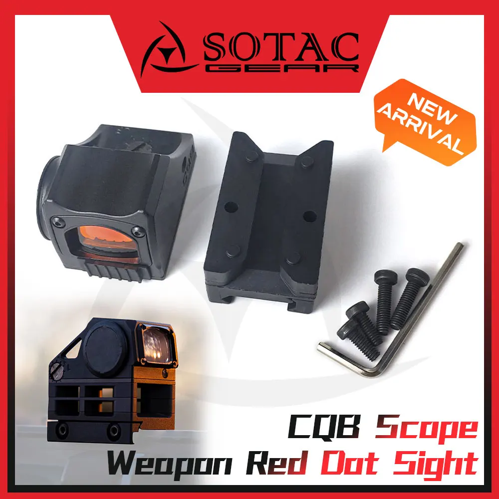 

Weapon CQB Red Dot Sight Tactical Hunting Scope Reflex Sight 2024 New SOTAC GEAR