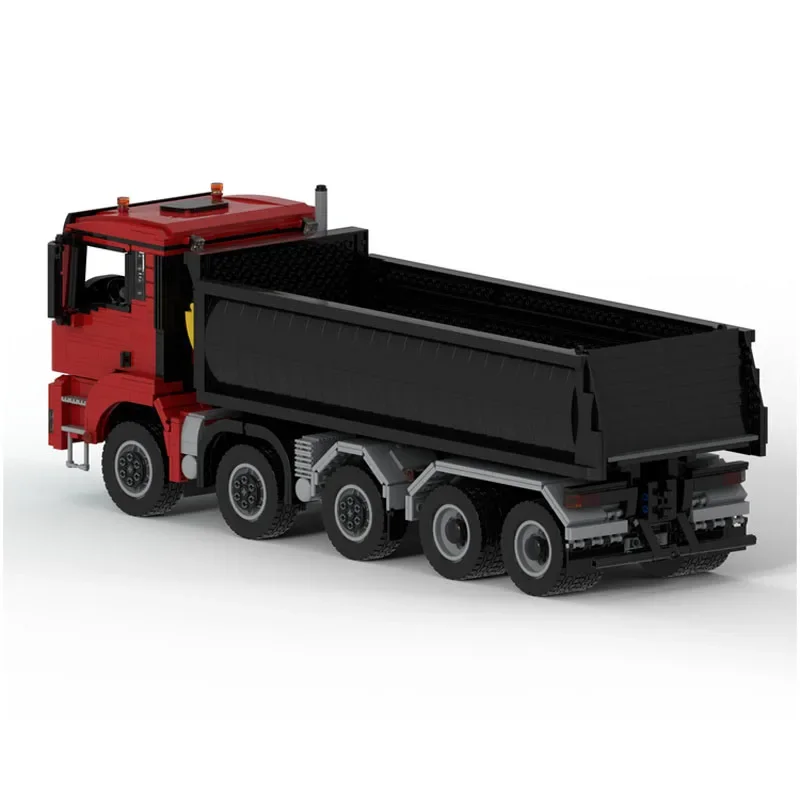 MOC-92709 Dump Truck Assembly Costura Building Blocks Modelo, 2971 Peças, Presente Brinquedo Criativo, 10x4 6, Novo