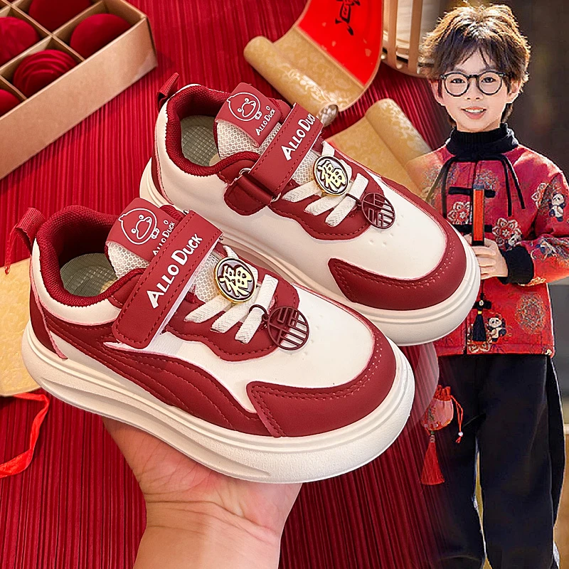 

Новинка 2023 года, обувь для мальчиков, весенняя детская кожаная обувь, легкая дышащая спортивная обувь для мальчиков и девочек начальной школы