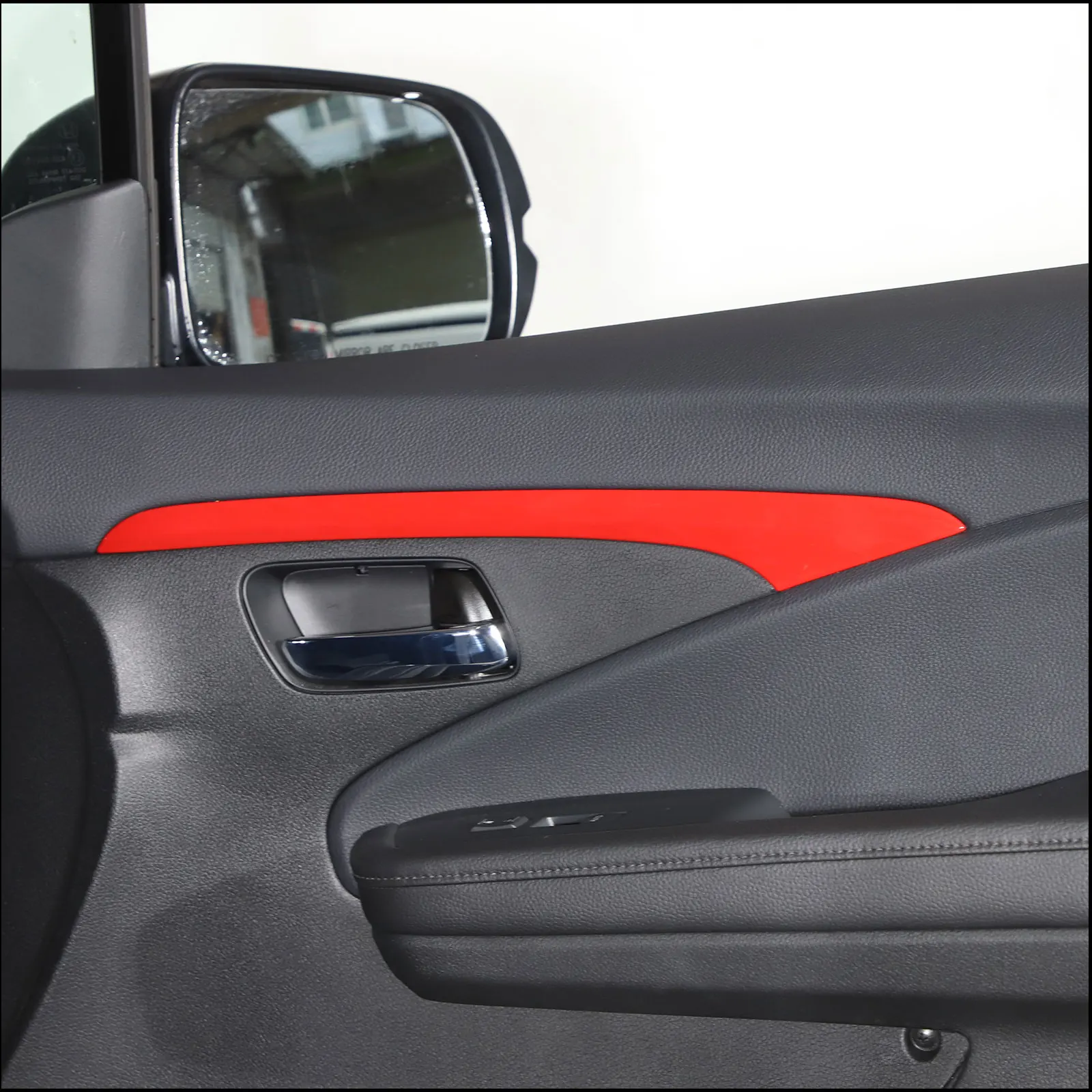 Bandes de Garniture de Panneau de Porte Intérieure de Voiture en Fibre de Carbone ABS, Accessoires d'Nikpour Honda Pilot Ridgeline Passport 2016-2022