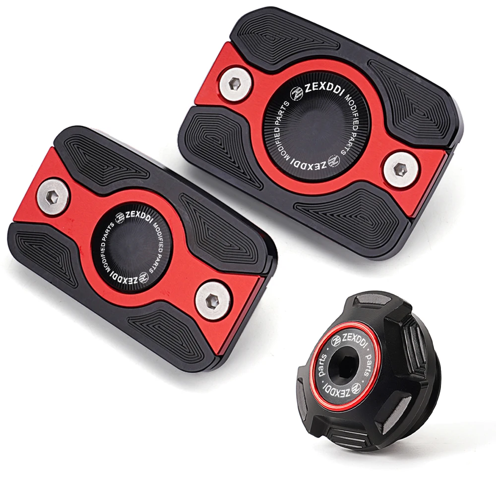 Für Ducati MONSTER 821 796 795 696 695 Scrambler 1100 800 797 Motorradzubehör Bremsflüssigkeitsbehälter-Deckel Öleinfülldeckel – Detail 8