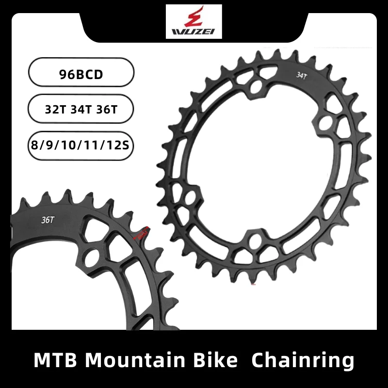 MTB Mountain Bike 96BCD 32T 34T 36T Chainring 8-12S Suitable forShimano M4100/M5100/M8000/M9000 Chainwheel Bicycle Parts