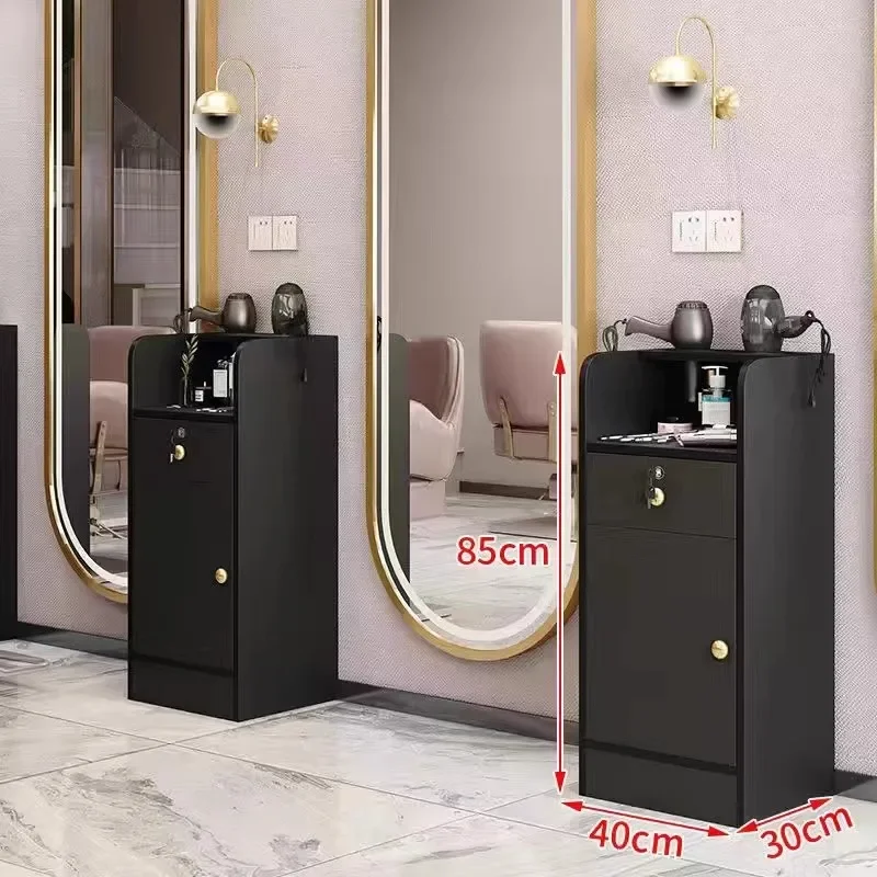 Modern Style Furniture Salon Simple Design Exquisite Glamour Hairdressing Trolley Trendy Luxury Shelves Cart Salon Furniture
