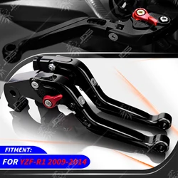 JDSTUNING For Yamaha YZF-R1/YZFR1 2009-2014 Clutch Lever Brake Lever Set Adjustable Folding Handle Levers Accessories Parts