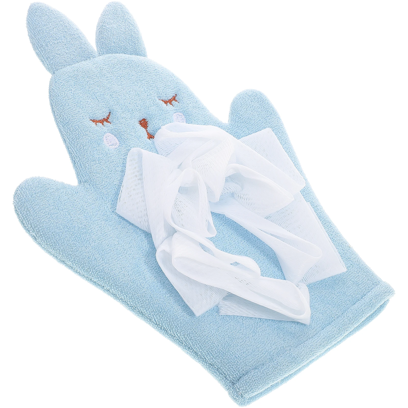 

Mitt Exfoliating Dual-Sided Gentle Skin Cartoon Bath Glove Foaming Mitten For Toddler Shower Body Scrubbing Glove