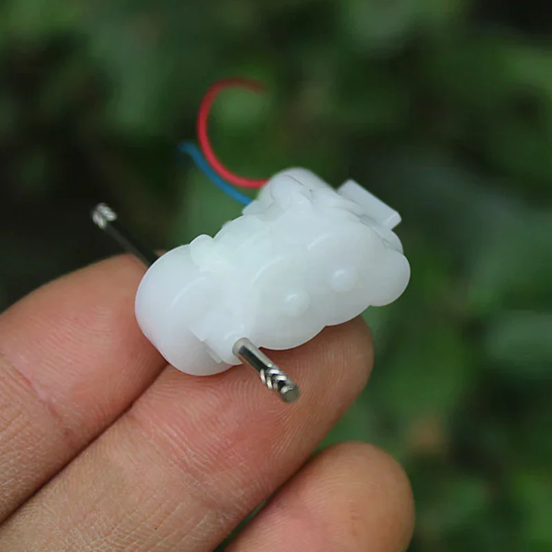 Mini 614 Coreless Gear Motor DC 3.7V 390RPM Dual Shaft Micro Coreless Gearbox Reducer Motor DIY Hobby Toy Car