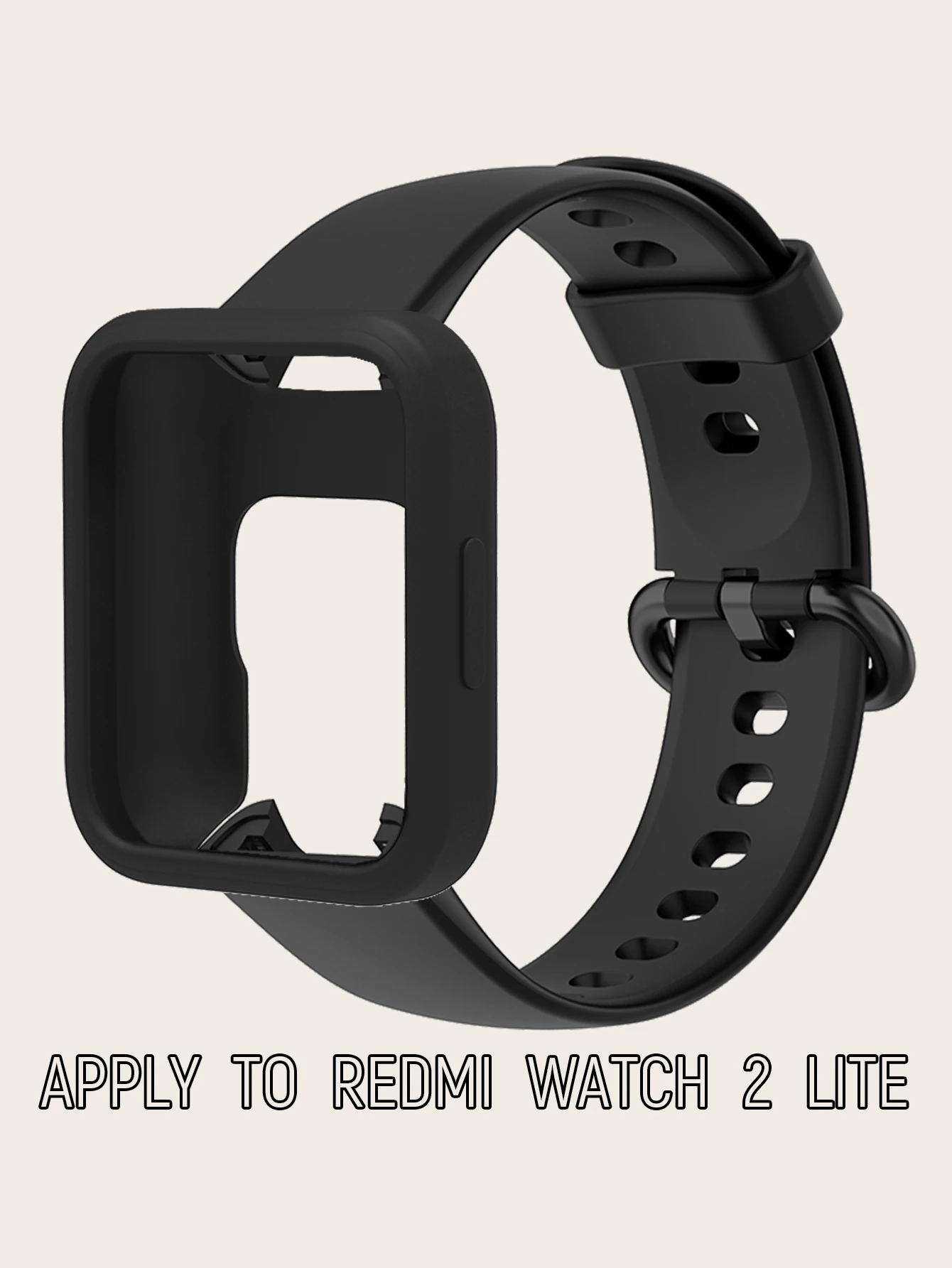 Silicone WatchBand For Xiaomi Redmi Watch 2 Strap Wristbands Bracelet For Redmi Watch 2 Lite Watchband WristBand + Case Cover