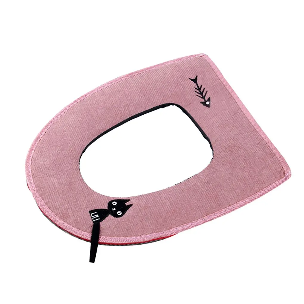 Мультяшный-Кот-Теплый-кожаный-Бархатный-Чехол-для-унитаза-крышка-сиденья-на-молнии-мультяшный-стиль-для-ванной-зимний-коврик