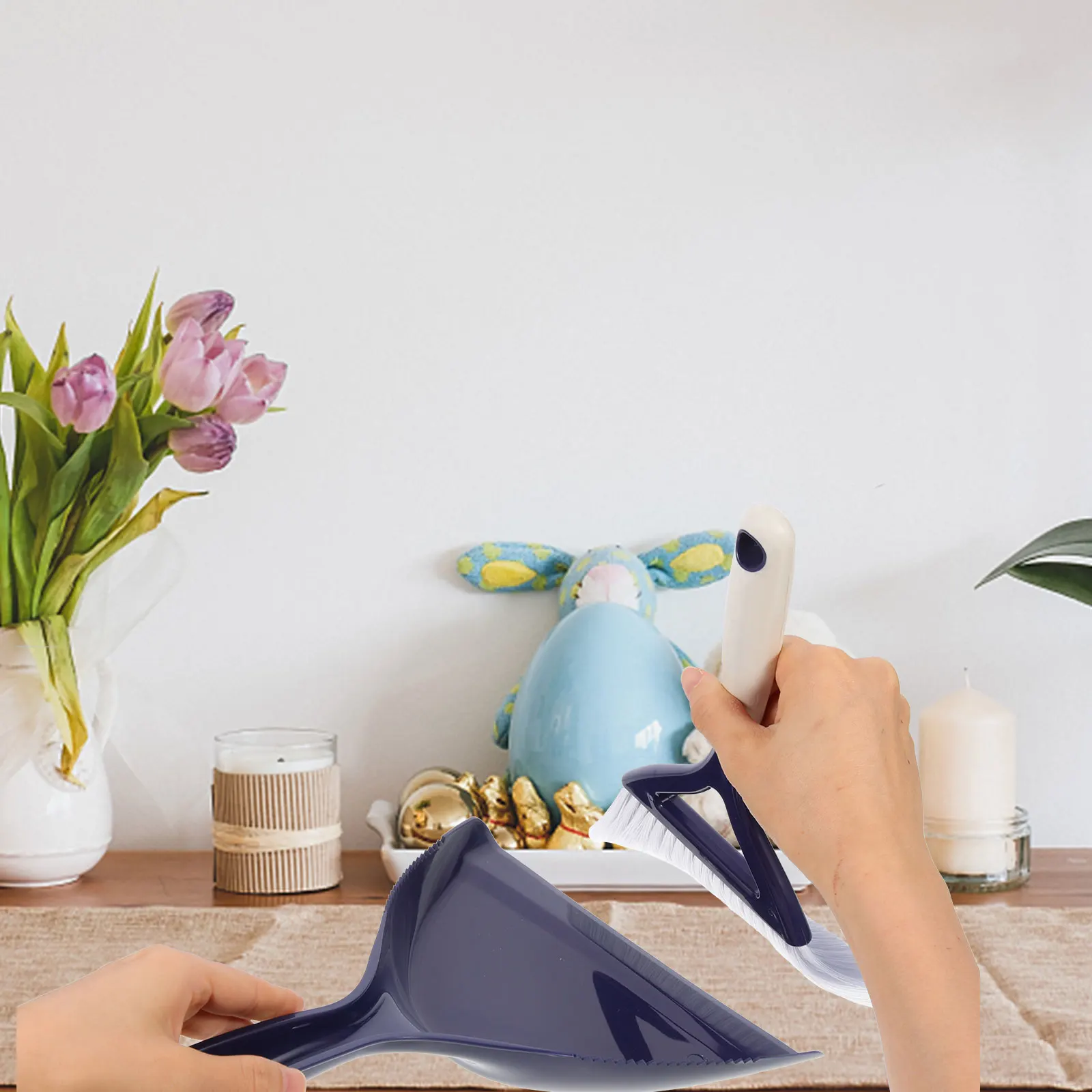 

Mini Broom Dustpan Set Plastic Cleaning Tool Desktop Laptop Keyboard Sweeper Small Storage Portable Household Gift