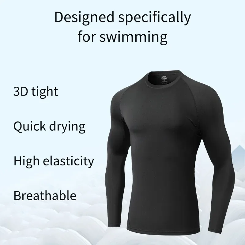 Swimsuit suit Men's full body sun protection men's swimsuit swimming quick dry long sleeve split body wetsuit swimsuit