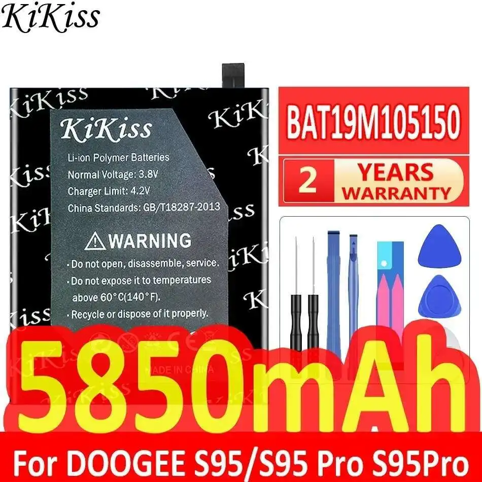 

Долговечный аккумулятор для мобильного телефона Doogee S95 S95 Pro S95Pro BAT19M105150 5850 мАч