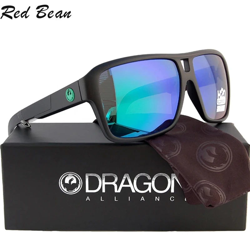 

Brand Square Sunglasses for Men Women Dragon Design Sports Goggles Male UV400 Mirror Driving Eyewear Gafas De Sol