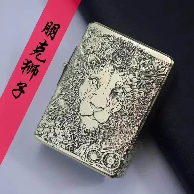 Armor Shield Zorro 915s verdikt diep gesneden diep origineel koper messing persoonlijkheid winddicht lichtere mannen cadeau roken
