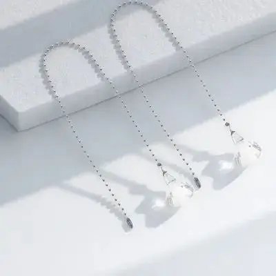 

2Pcs Ceiling Fan Pull Chain Extension Crystal Ball Light Pull Rope Cord Controller Decorative Ceiling Fan Chain Pulls