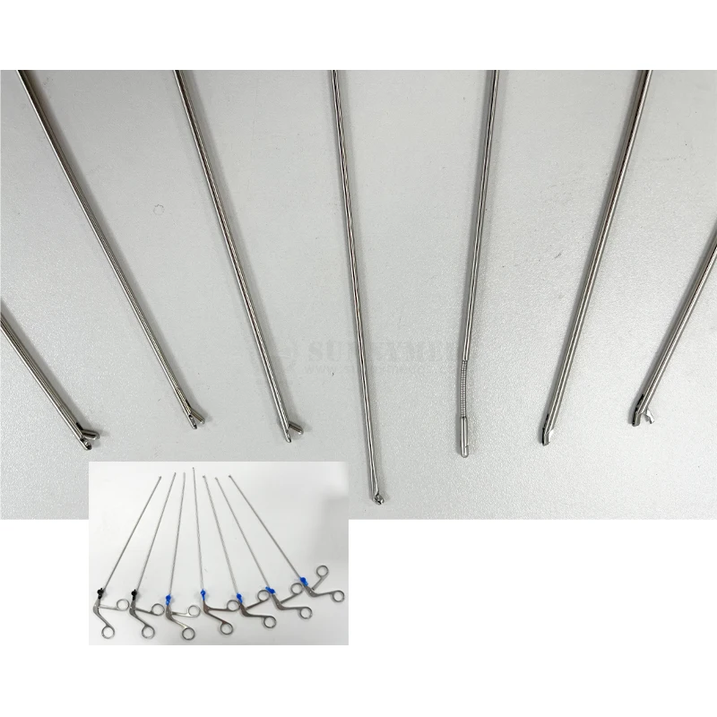 Orthopedic endoscopic nucleus pulposus forceps tendon clamp minimally invasive spinal surgery