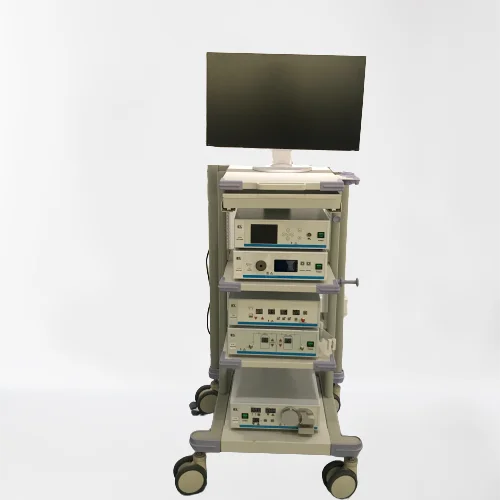 Full set endoscopy system hysteroscopy gynecology surgery operation with medical trolley