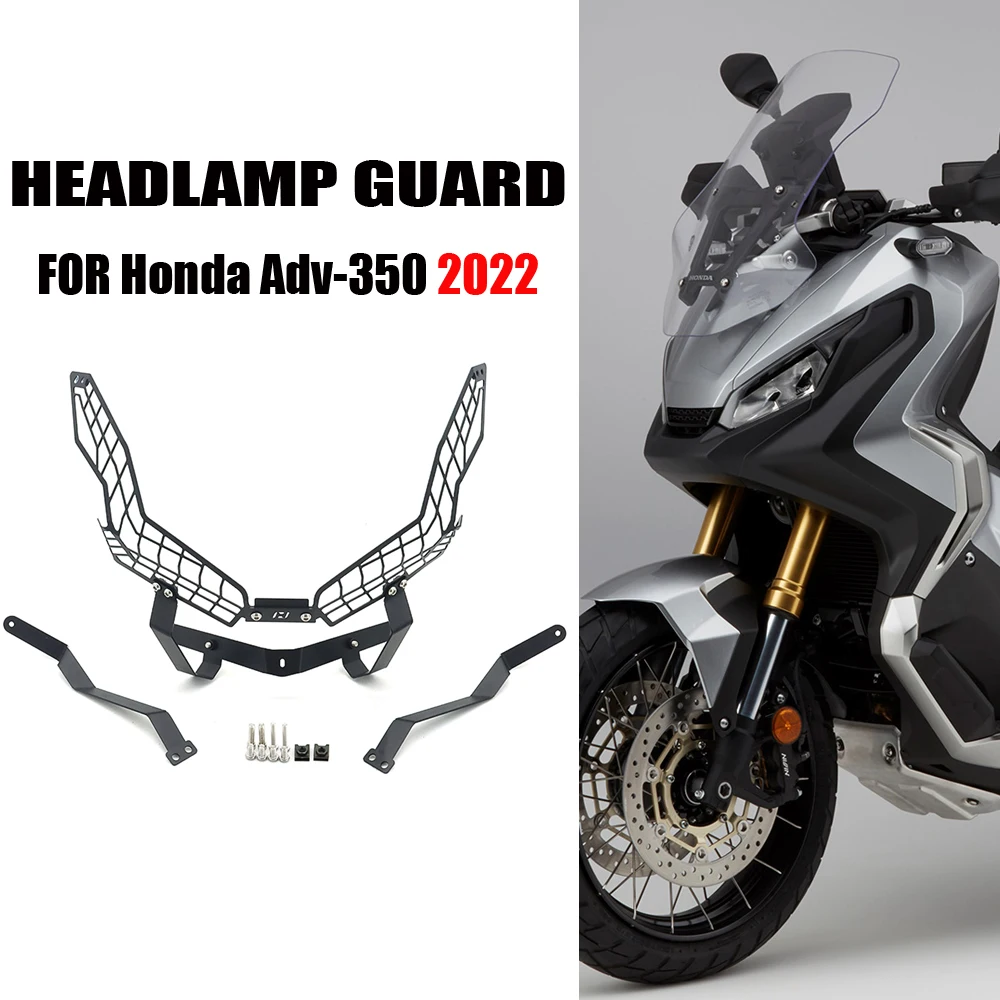 

NEW Motorcycle Accessories Front Lamp Head Light Headlight Protector Grille Guard Cover FOR Honda Adv350 ADV-350 ADV 350 2022