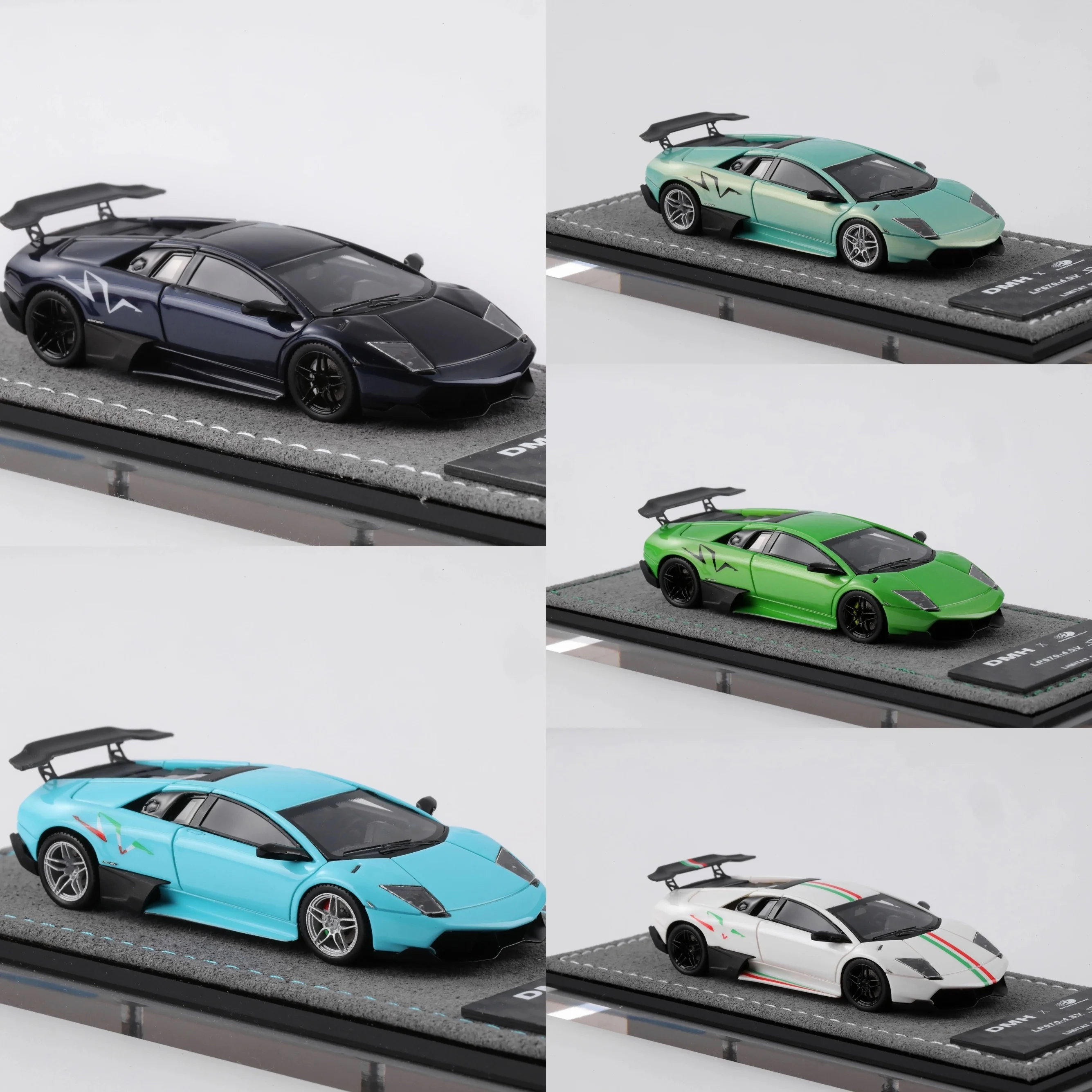 

DMH×RW 1/64 Murcielago LP670-4 SV Limited Edition модель автомобиля из смолы Коллекция подарок