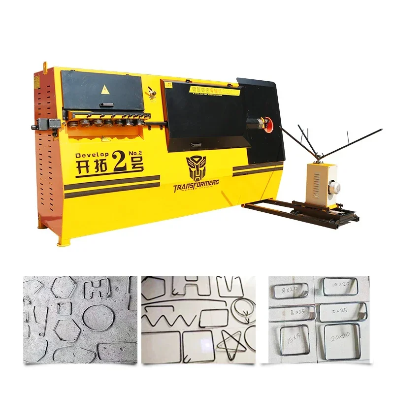 YG Factory Automatic Cnc Rebar Bender Industrial 8mm 14mm 16mm Cutter Steel Bar Wire Cutting Stirrup Steel Bending Machine