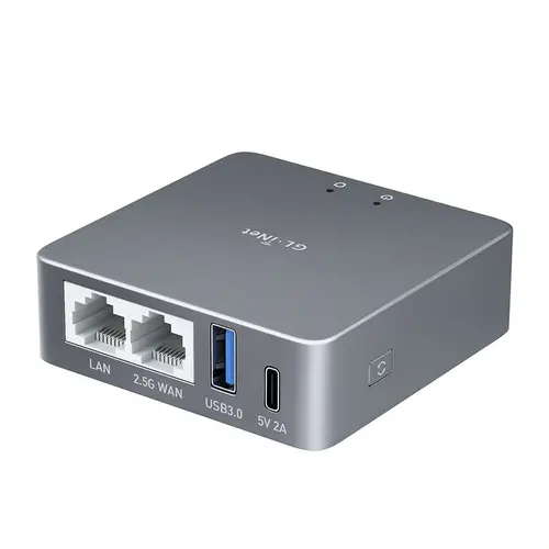 Imagen 2 del producto Gl-inet-Mini puerta de enlace de seguridad VPN para el hogar, oficina y trabajo remoto, GL-MT2500/MT2500A, seguridad por Internet, WAN 2,5G
