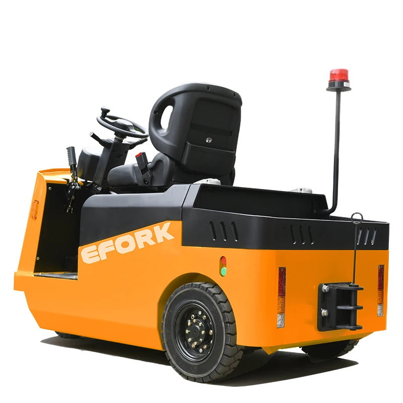 Three Wheels Drive Electric Tug 2000Kg 3000Kg 6000Kg Tow Tractor With Trunk For Airport