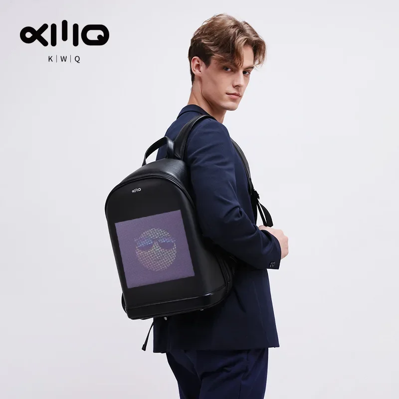 

JWKawege enjoys smart LED backpack, cycling backpack, business short-term business trip display smart backpack