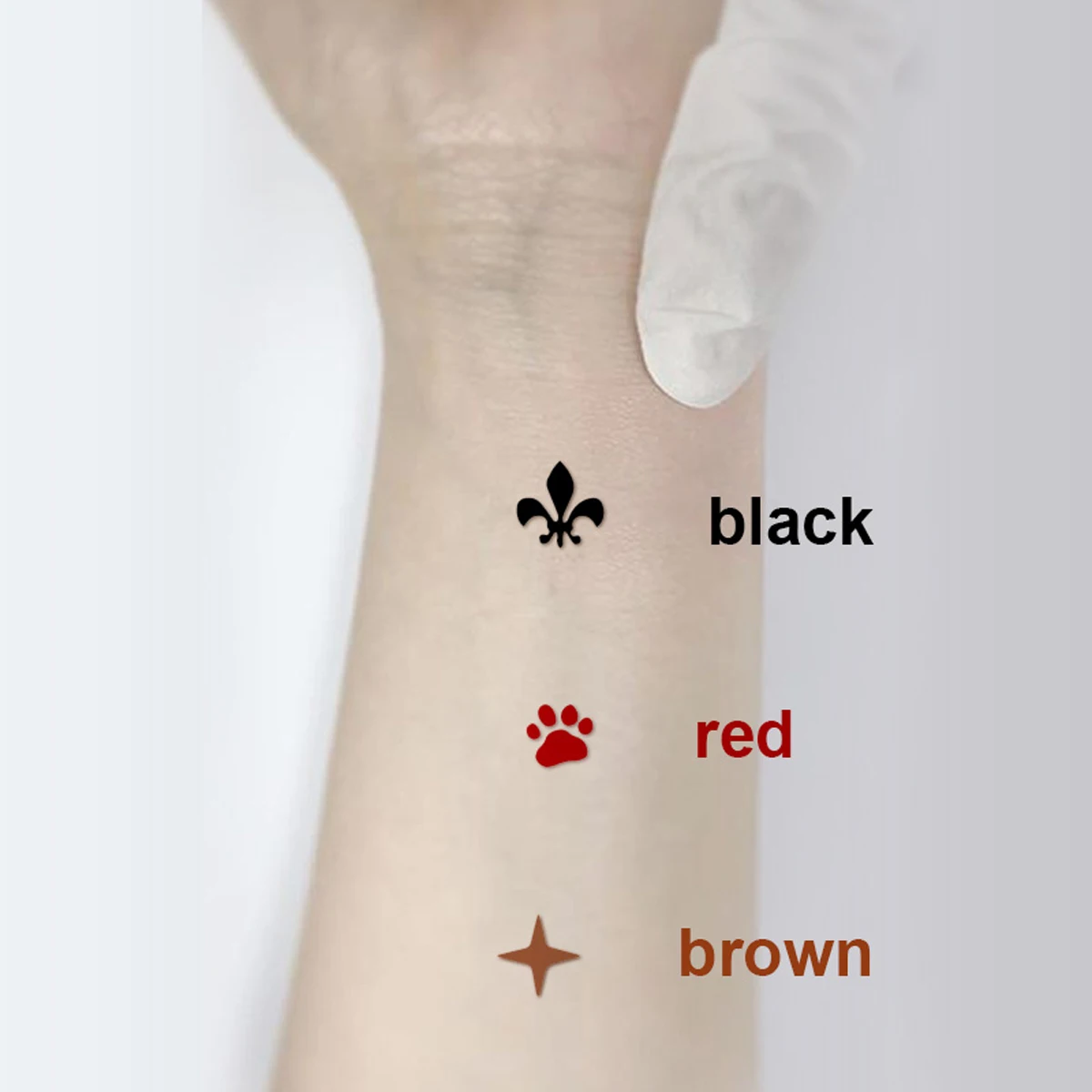 معجون صبغات عصير للوشم المؤقت مع مجموعة نمط القالب، فن الجسم العصري الصيفي المرسوم يدويًا بالألوان، الترفيه والرقص التخرج والمهرجانات - 6 ألوان متاحة للرسم، لوحة وشم مؤقتة واقعية مقاومة للماء والعرق ومقاومة للفرك #4