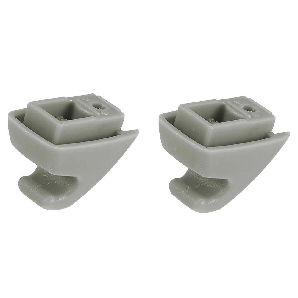 2pcs Car Sun Visor Clip Gray Auto Sun Visor Support Clip Retainer Bracket Hook For Cadillac For Escalade 2007-2014 15882854