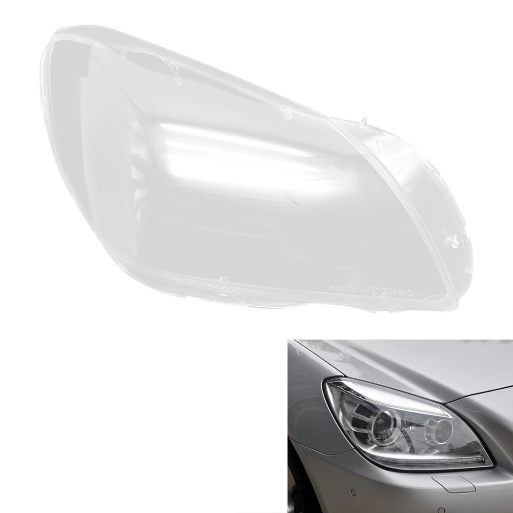 For Mercedes Benz SLK-Class R172 2011-2015 Left Headlight Shell Lamp Shade Transparent Lens Cover Headlight Cover