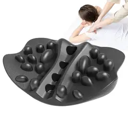 shoulder blade massage pillow back muscle relaxer acupoint massager PU Leather Massage Pillow Lumbar Cervical Spine Massager