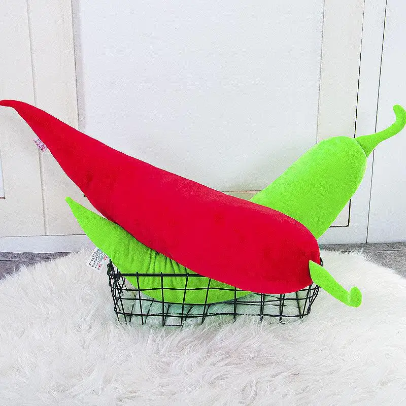 

Soft Plu Pepper aped Pillow Toy Reatic Design Vegetable Themed Doll Cuion for Birthday Gift Children's Playtime